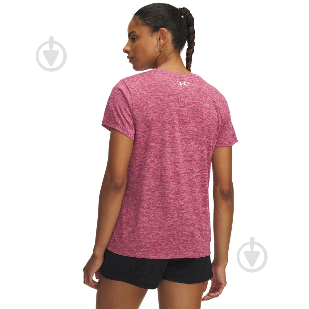 Футболка Under Armour Tech SSC- Twist 1384230-659 р.XL розовый - фото 2