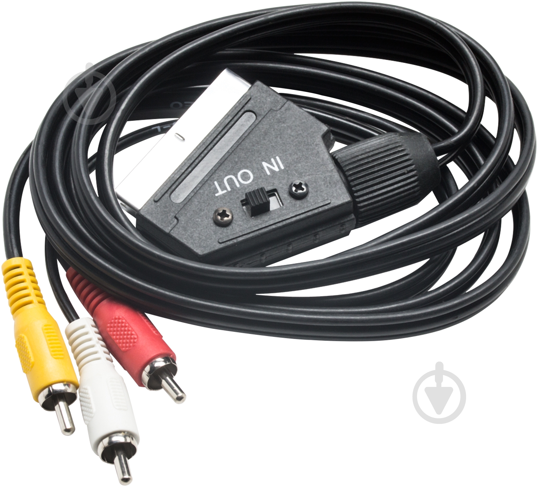 Кабель HAMA Scart – 3xRCA 1.5 м черный (43178) - фото 1