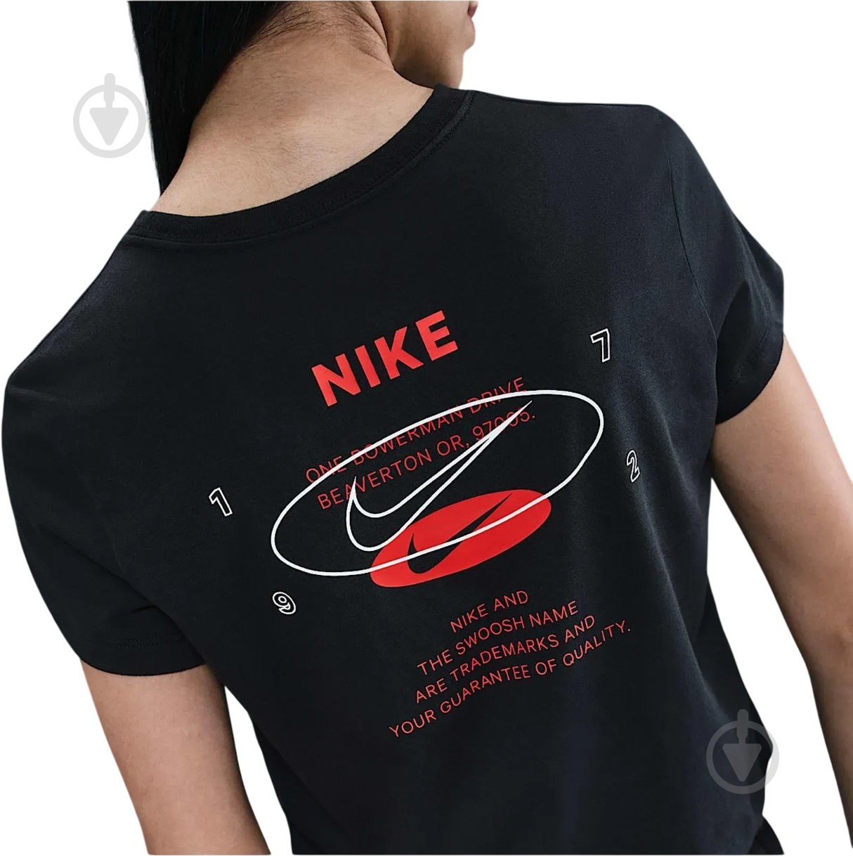 Футболка Nike W NSW TEE Classics+ SPD IH8506-010 р.XL черный - фото 6 Футболка Nike W NSW TEE Classics+ SPD IH8506-010 р.XL черный - фото 6