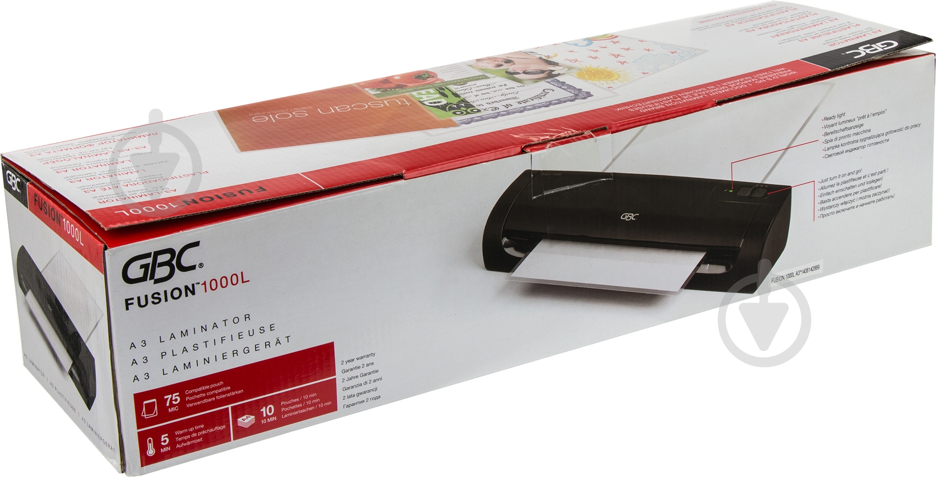 Ламинатор Fusion 1000L A3 GBC - фото 5 Ламинатор Fusion 1000L A3 GBC - фото 5