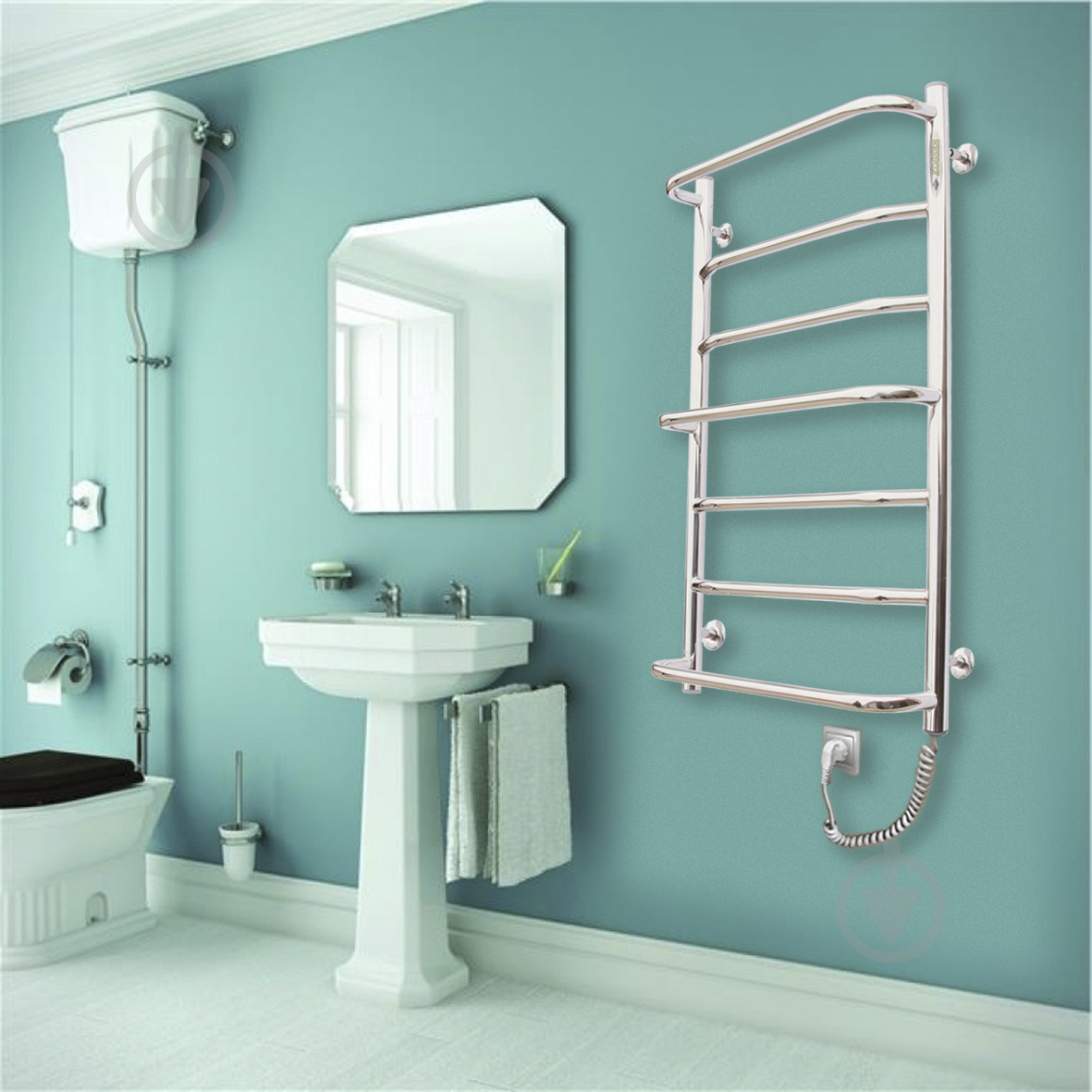 Полотенцесушитель электрический KOSSER Микс 800х500/7 ДМ07ER - фото 2