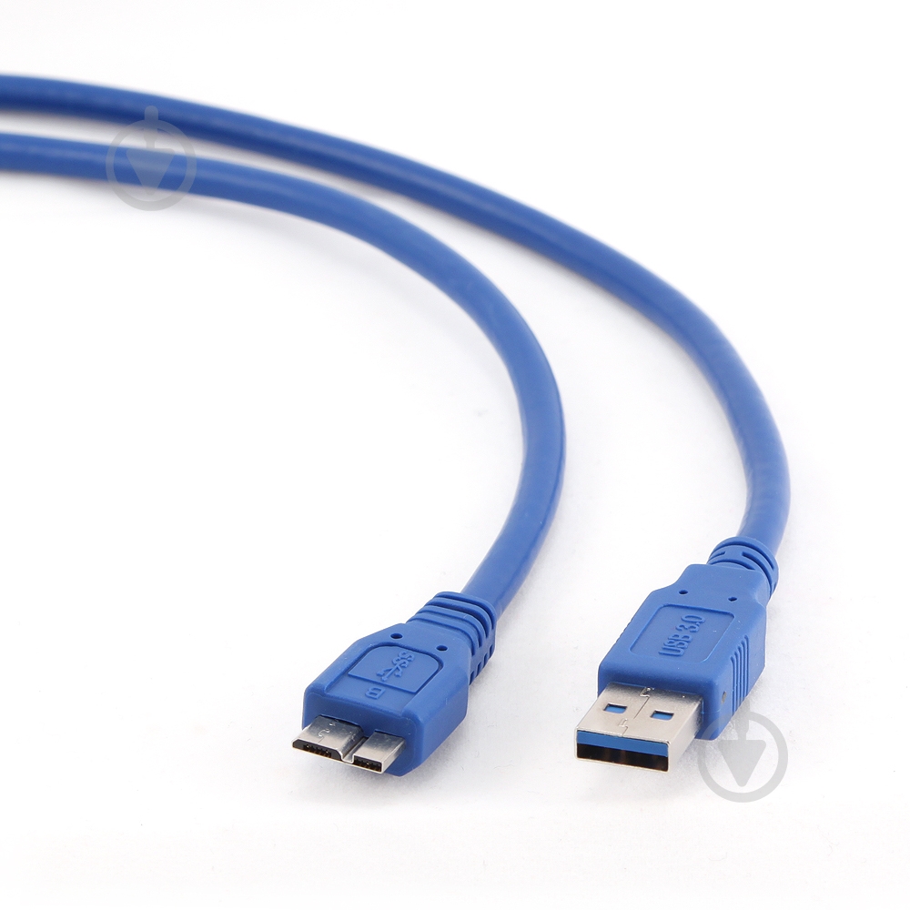 Кабель Cablexpert 0,5 м синий (CCP-mUSB3-AMBM-0.5M) USB 3.0 A-папа/Micro - фото 2 Кабель Cablexpert 0,5 м синий (CCP-mUSB3-AMBM-0.5M) USB 3.0 A-папа/Micro - фото 2
