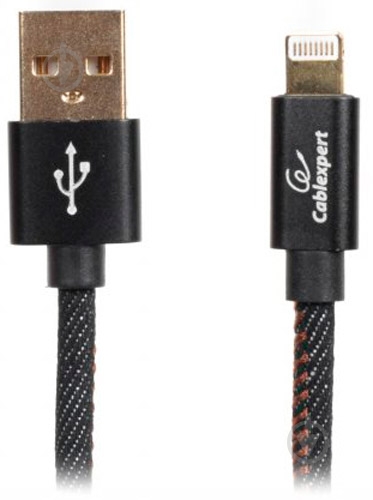 Кабель Cablexpert Lightning – USB 1 м чорний (CCPB-L-USB-04BK) - фото 1
