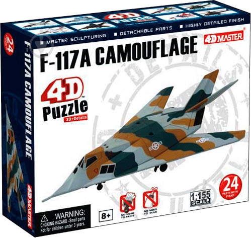 Пазл об’ємний 4D Master Літак F-117A 26211 - фото 1