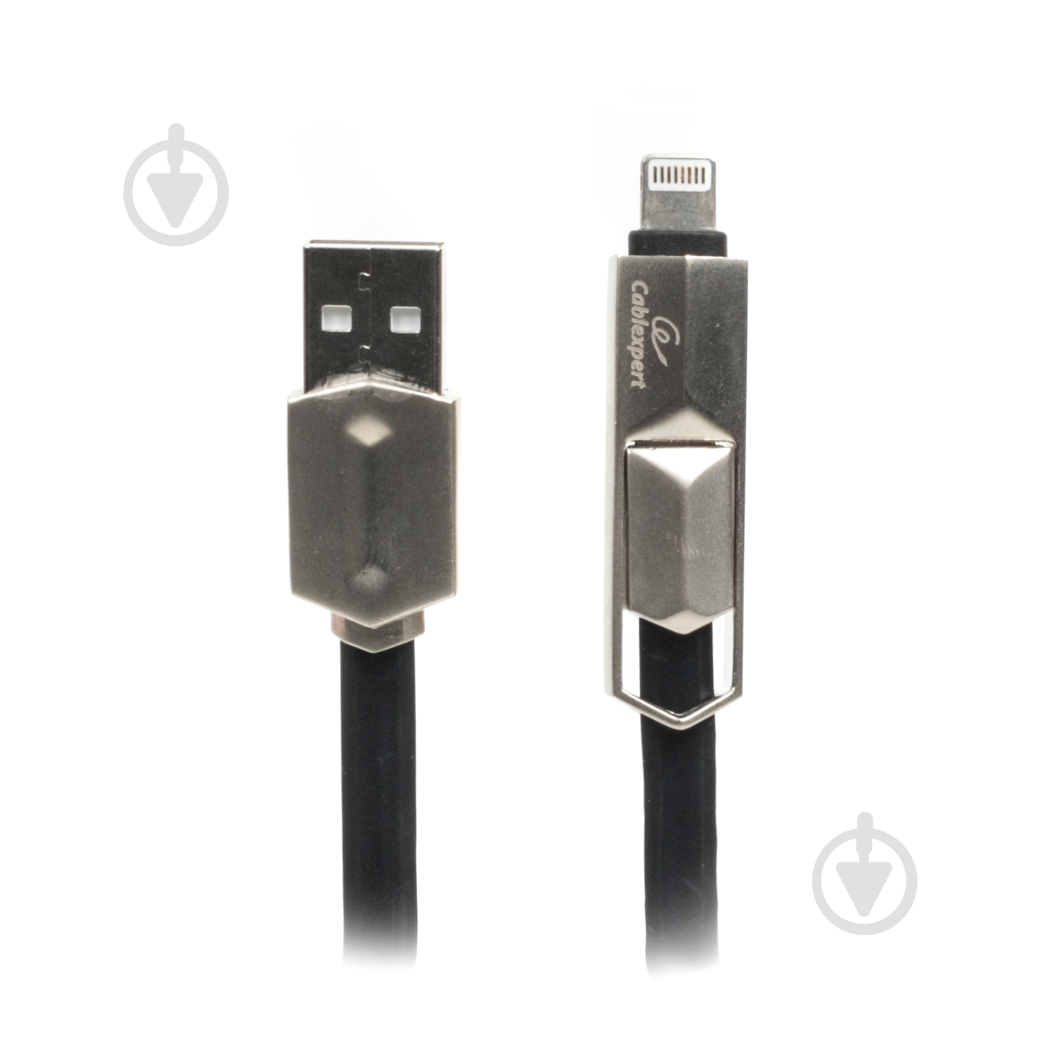 Дата-кабель Cablexpert 1 м (CCPB-ML-USB-05BK) USB 2.0/Lightning/Micro USB - фото 1