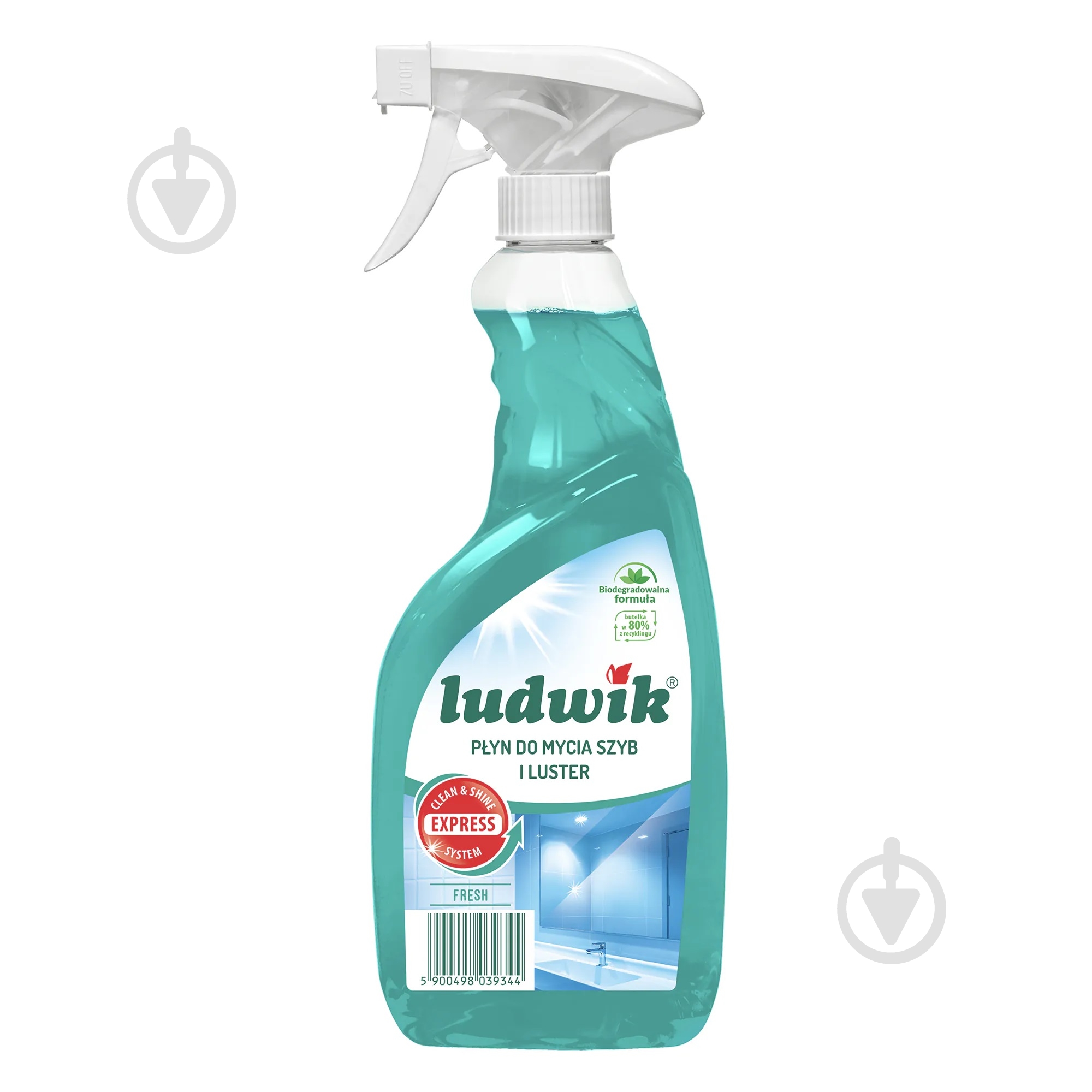 Засіб миючий для скла та дзеркал Ludwik 0,6 л - фото 1 Засіб миючий для скла та дзеркал Ludwik 0,6 л - фото 1