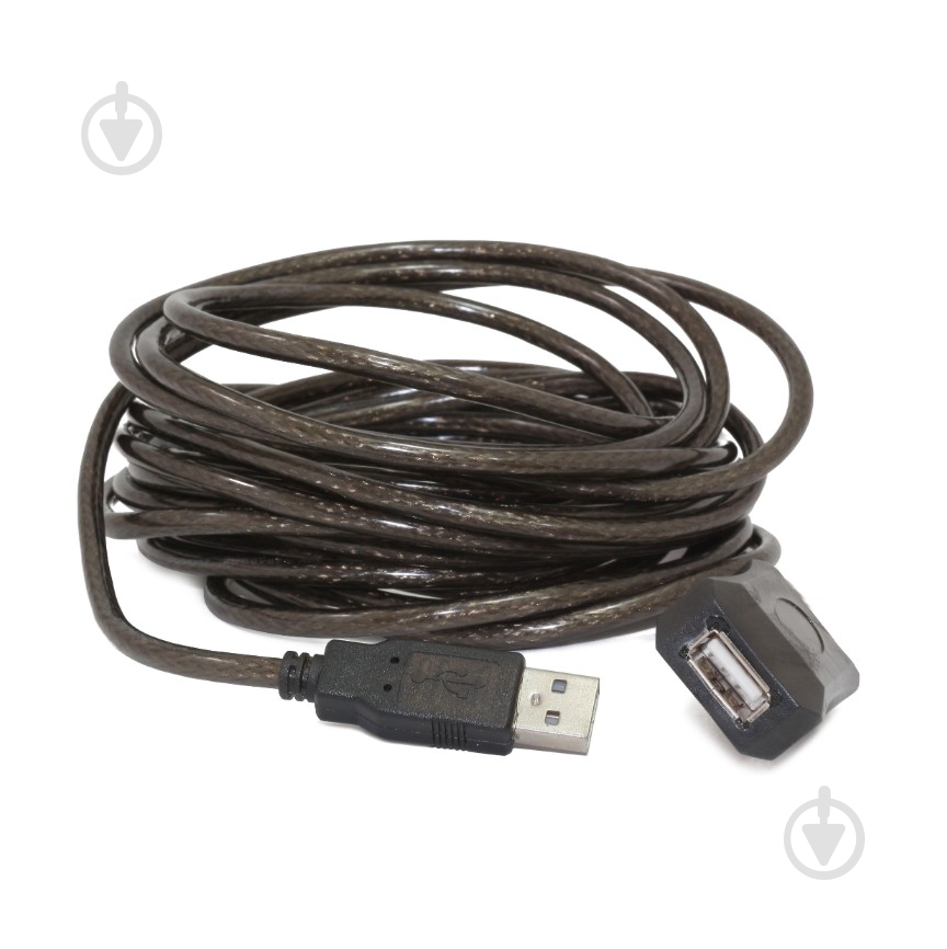 Кабель Cablexpert USB-удлинитель 5 м черный (UAE-01-5M) удлинитель USB2.0 - фото 2