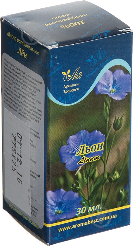 Масло натуральное Лия Льон 30 мл - фото 3 Масло натуральное Лия Льон 30 мл - фото 3