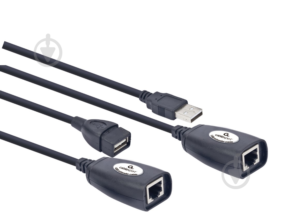Удлинитель Cablexpert USB (UAE-30M) по витой паре - фото 1 Удлинитель Cablexpert USB (UAE-30M) по витой паре - фото 1