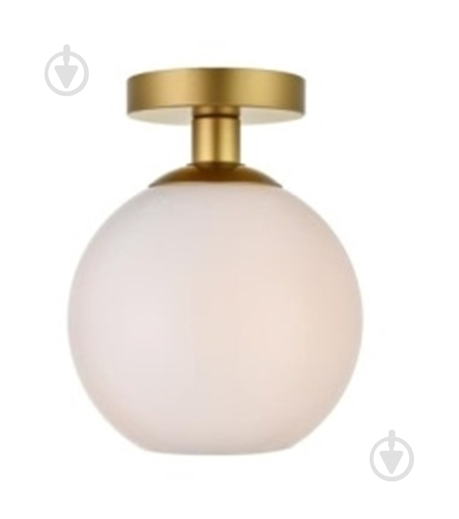 Люстра потолочная Focus Light 1x60 Вт E27 белый с золотым 3295/1CL - фото 1