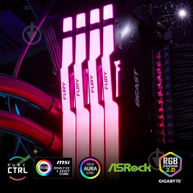 ᐉ Оперативна пам'ять Kingston DDR5 SDRAM 32 GB (2x16GB) 5200 MHz
