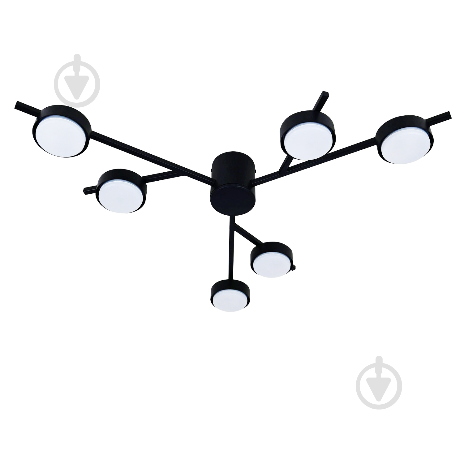 Люстра потолочная Victoria Lighting 6xGX53 черный Singapore/PL6 black - фото 2