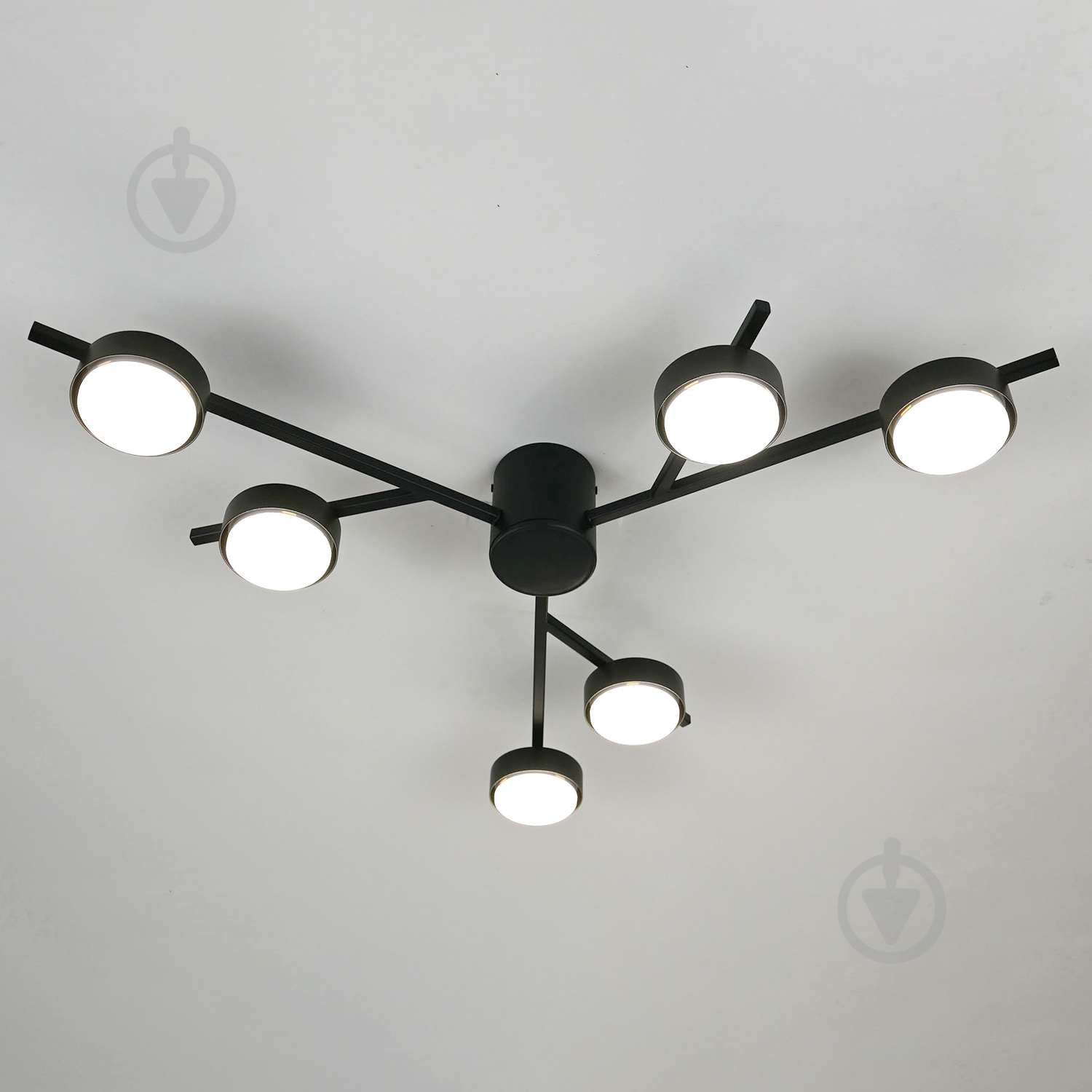 Люстра потолочная Victoria Lighting 6xGX53 черный Singapore/PL6 black - фото 3