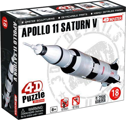 Пазл об’ємний 4D Master Ракета Apollo11 Saturn V 26373 - фото 1