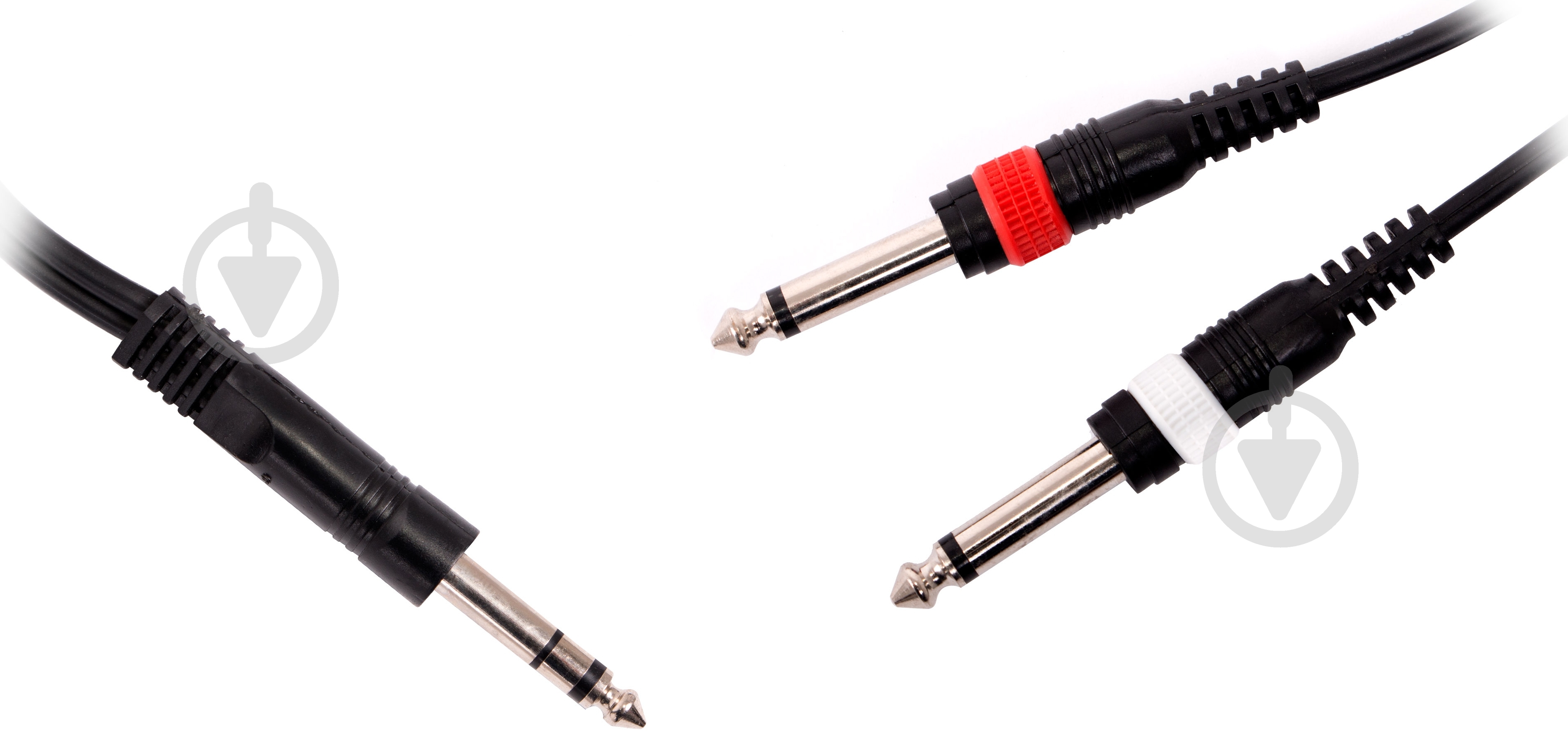 Кабель STAGG 6,3 мм – 2x6,3 мм 3 м чорний (SYC3/PS2P E) - фото 2