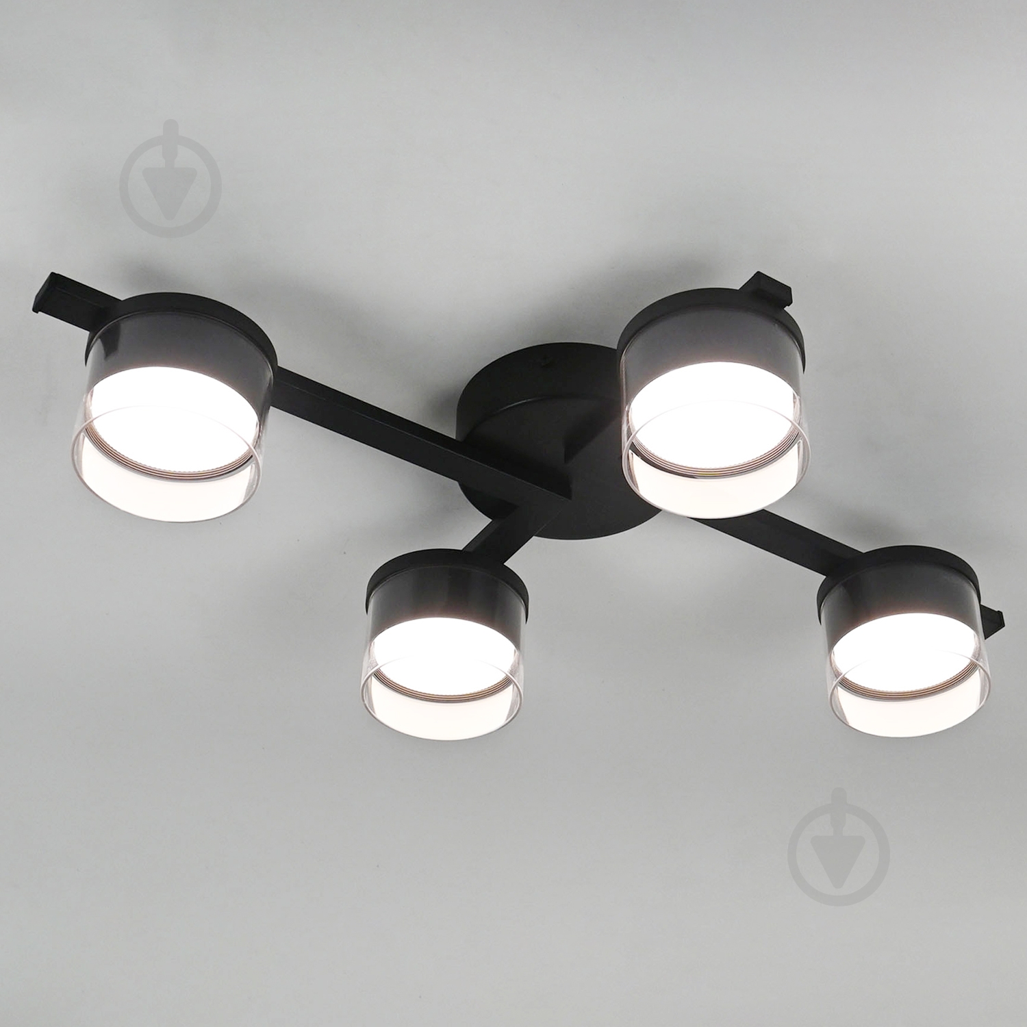 Люстра стельова Victoria Lighting 4xGX53 чорний Currant/PL4 black - фото 5