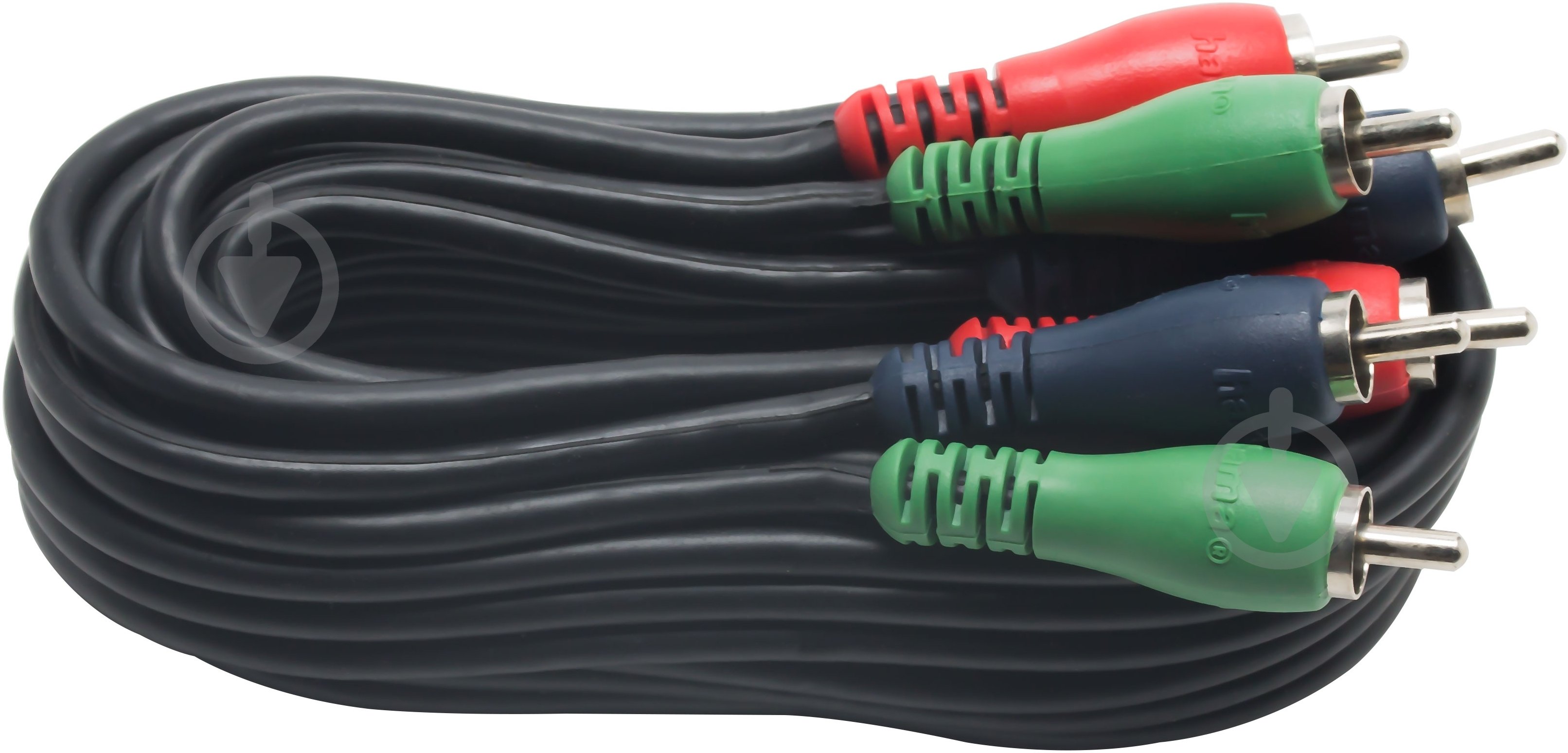 Кабель HAMA 3xRCA – 3xRCA 2 м черный (43420) - фото 1