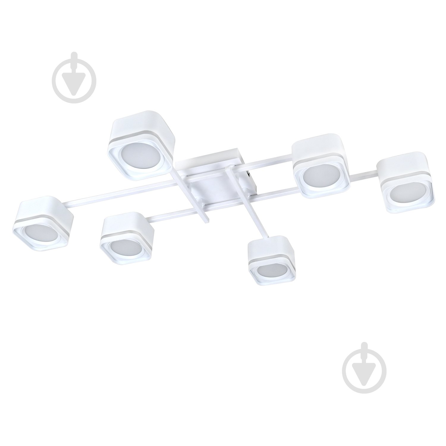 Люстра стельова Victoria Lighting 6xGX53 білий Peach/PL6 white - фото 1