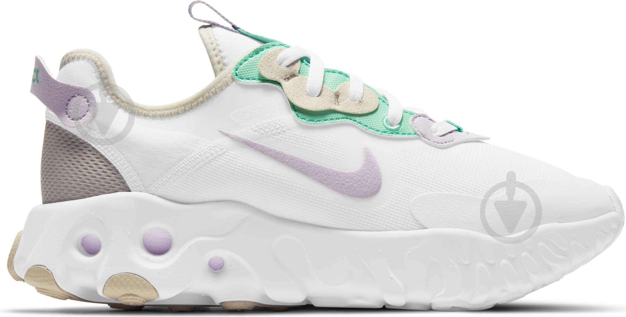 Кроссовки женские демисезонные Nike W React ART3MIS DA1647-100 р.37,5 белые - фото 1