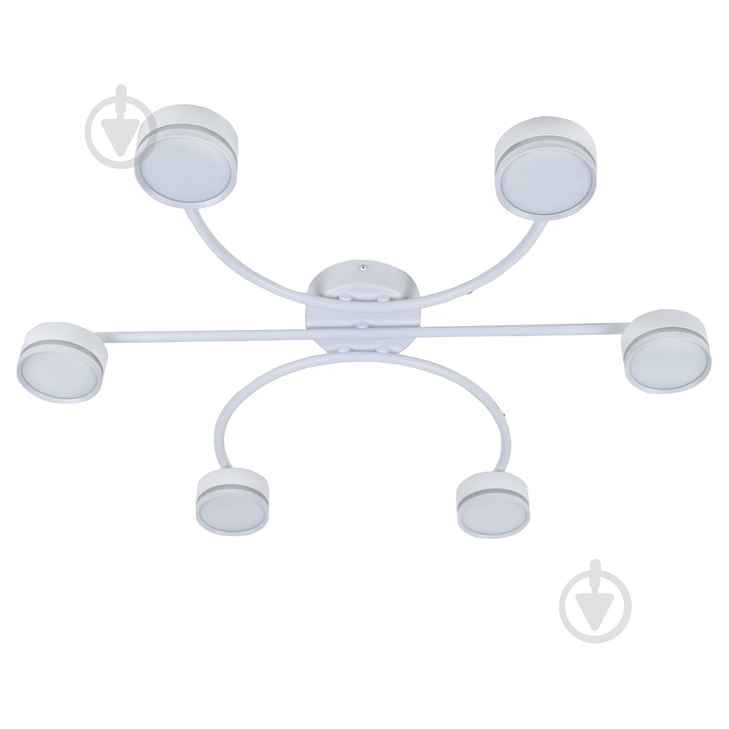 Люстра потолочная Victoria Lighting 6xGX53 белый Currant/PL6 white - фото 2