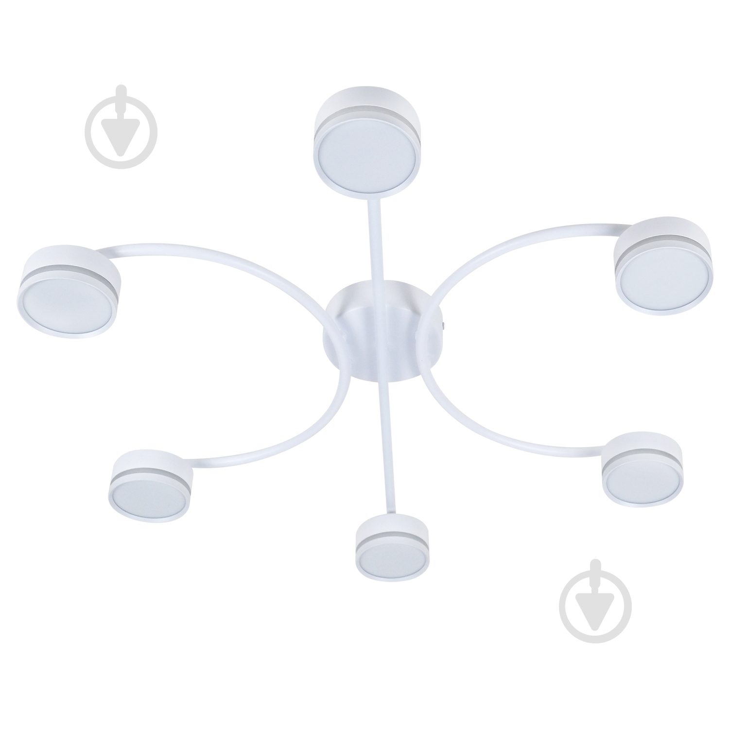 Люстра потолочная Victoria Lighting 6xGX53 белый Currant/PL6 white - фото 3