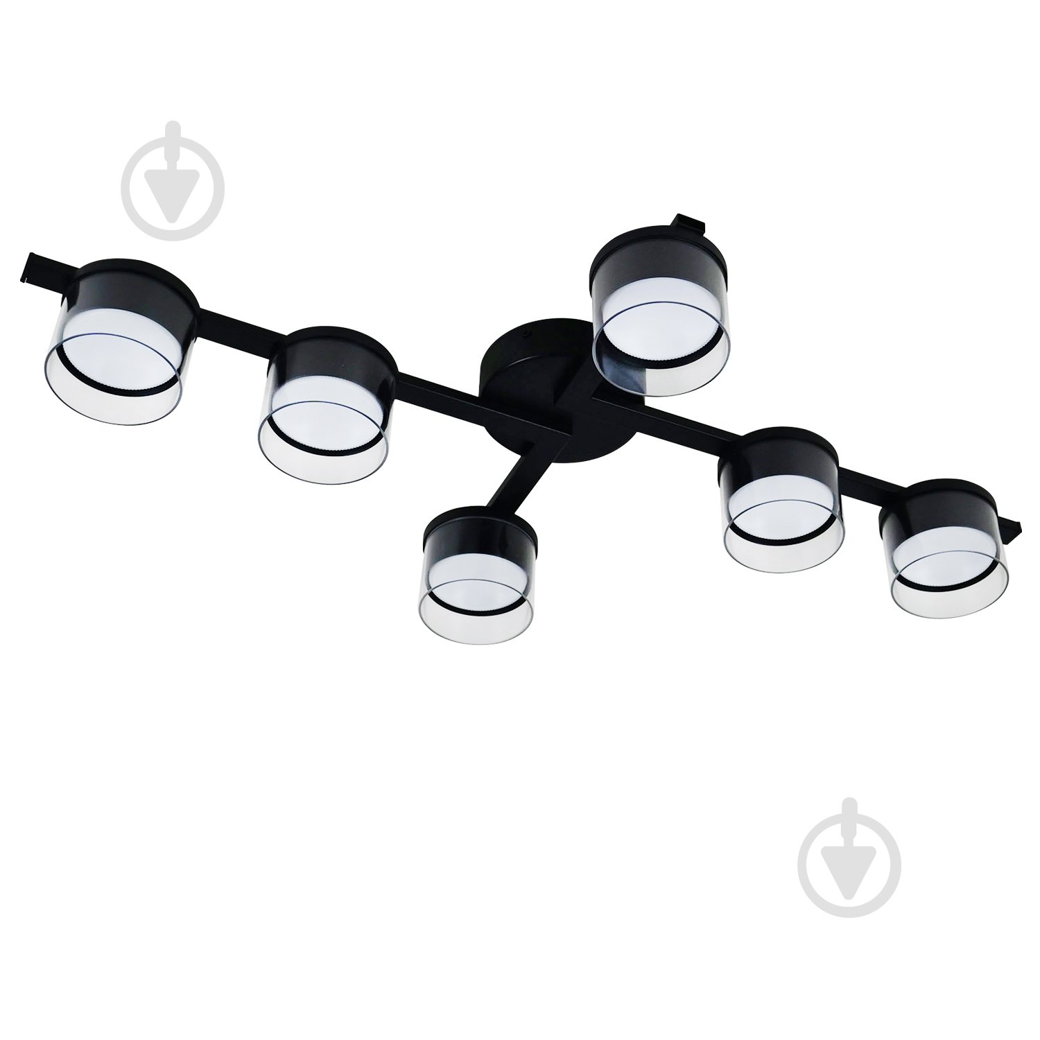 Люстра потолочная Victoria Lighting 6xGX53 черный Field/PL6 black - фото 2 Люстра потолочная Victoria Lighting 6xGX53 черный Field/PL6 black - фото 2