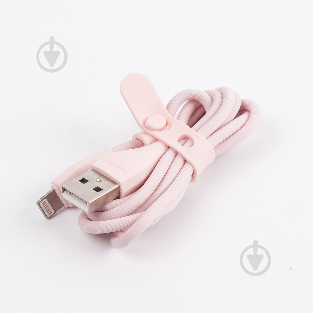 Кабель Maxxter 1 м розовый (UB-L-USB-01GP) USB 20 А-папа/Lightning - фото 2 Кабель Maxxter 1 м розовый (UB-L-USB-01GP) USB 20 А-папа/Lightning - фото 2