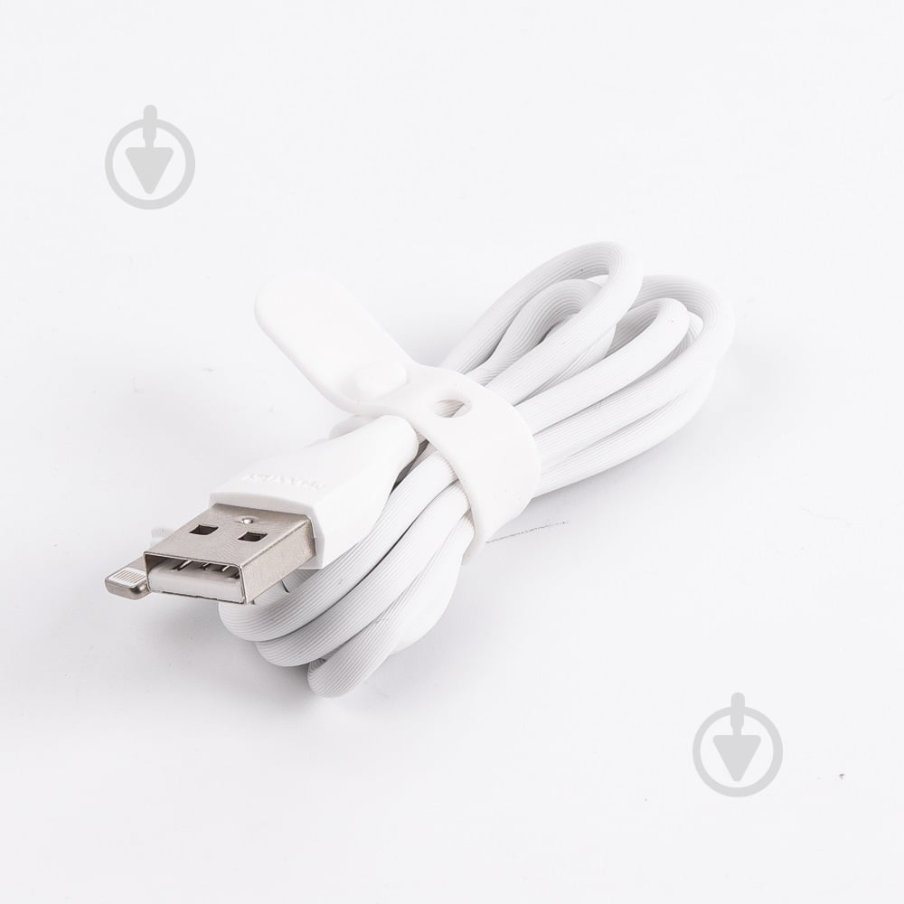 Кабель Maxxter 1 м белый (UB-L-USB-01W) USB 2.0 А-папа/Lightning - фото 3 Кабель Maxxter 1 м белый (UB-L-USB-01W) USB 2.0 А-папа/Lightning - фото 3