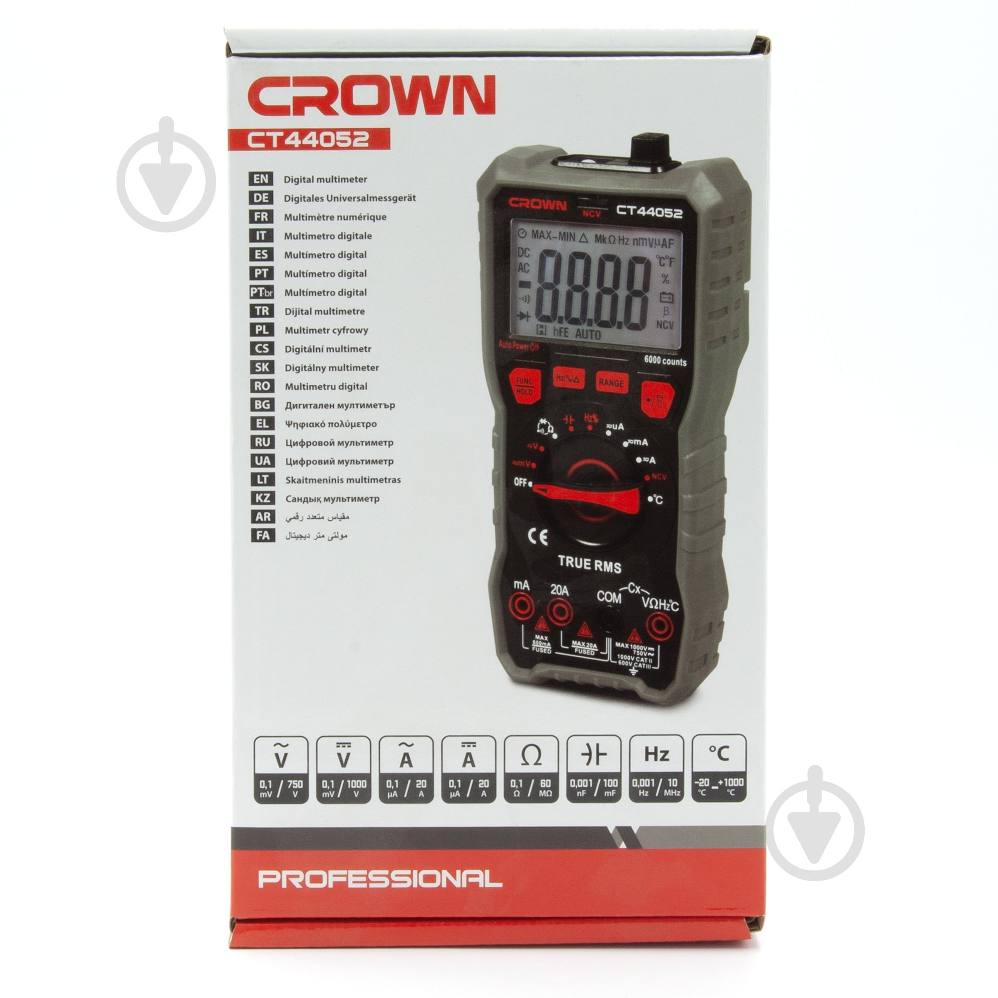 Мультиметр Crown CT44052 - фото 9