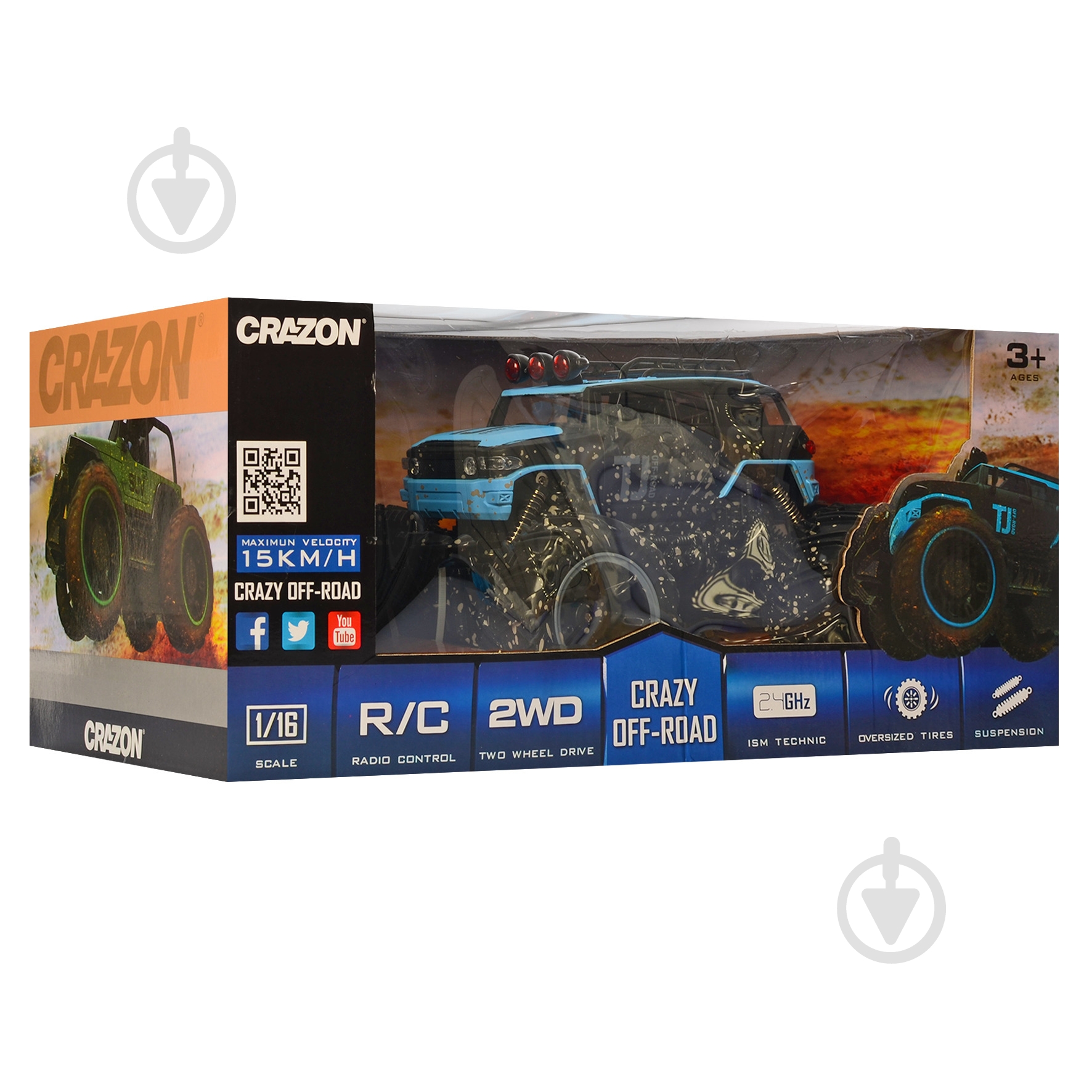 Автомобіль на радіокеруванні Crazon в асортименті 1:16 - фото 5