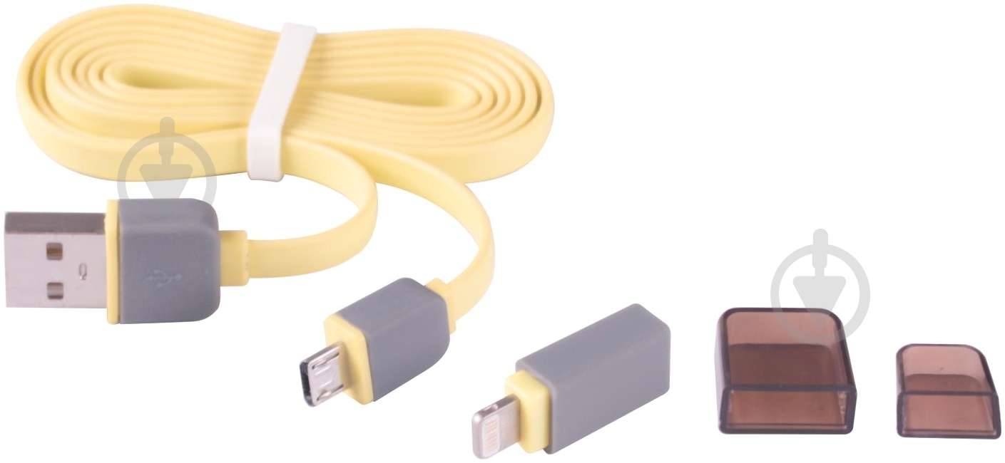 Кабель Easy Link USB – microUSB 0.95 м желтый (EL-524, yellow) - фото 3 Кабель Easy Link USB – microUSB 0.95 м желтый (EL-524, yellow) - фото 3