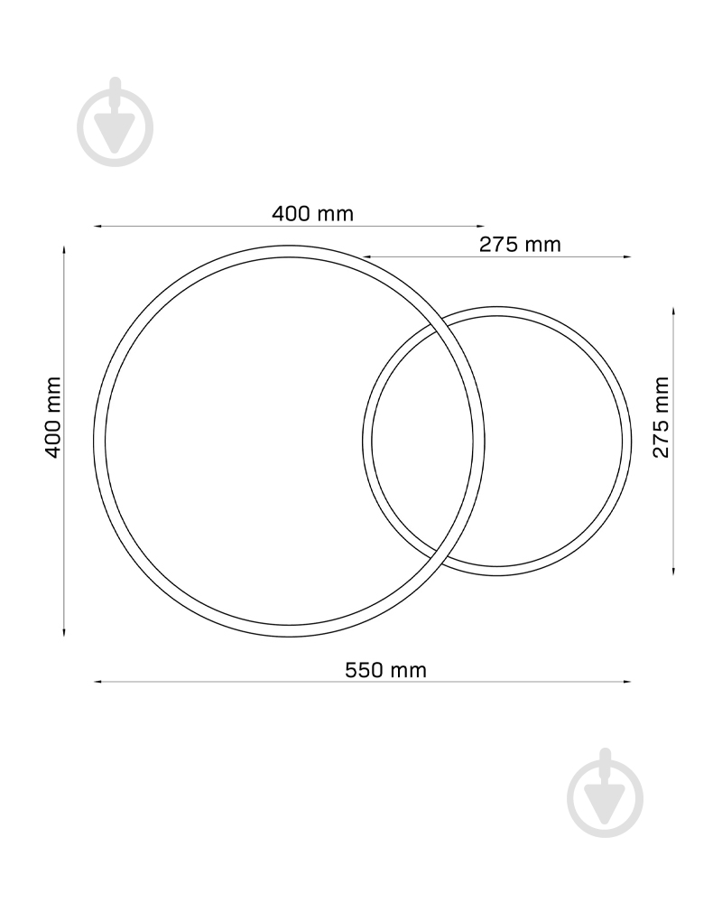 Люстра потолочная Goldlux Roman 33 Вт LED-модуль белый 328458 - фото 4 Люстра потолочная Goldlux Roman 33 Вт LED-модуль белый 328458 - фото 4