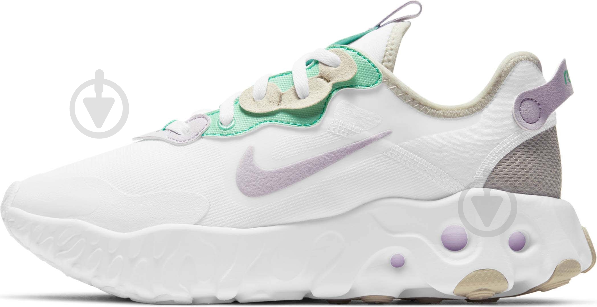 Кроссовки женские демисезонные Nike W React ART3MIS DA1647-100 р.40,5 белые - фото 3