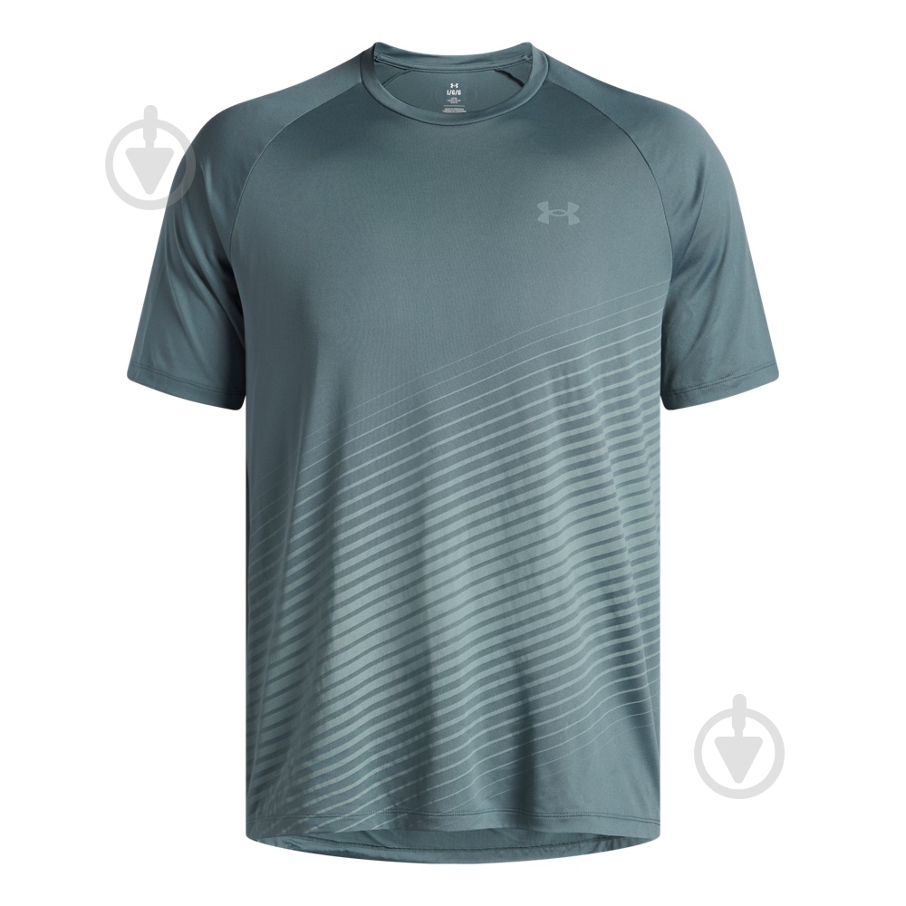Футболка Under Armour Tech Fade SS 6005916-587 р.S зелений - фото 2