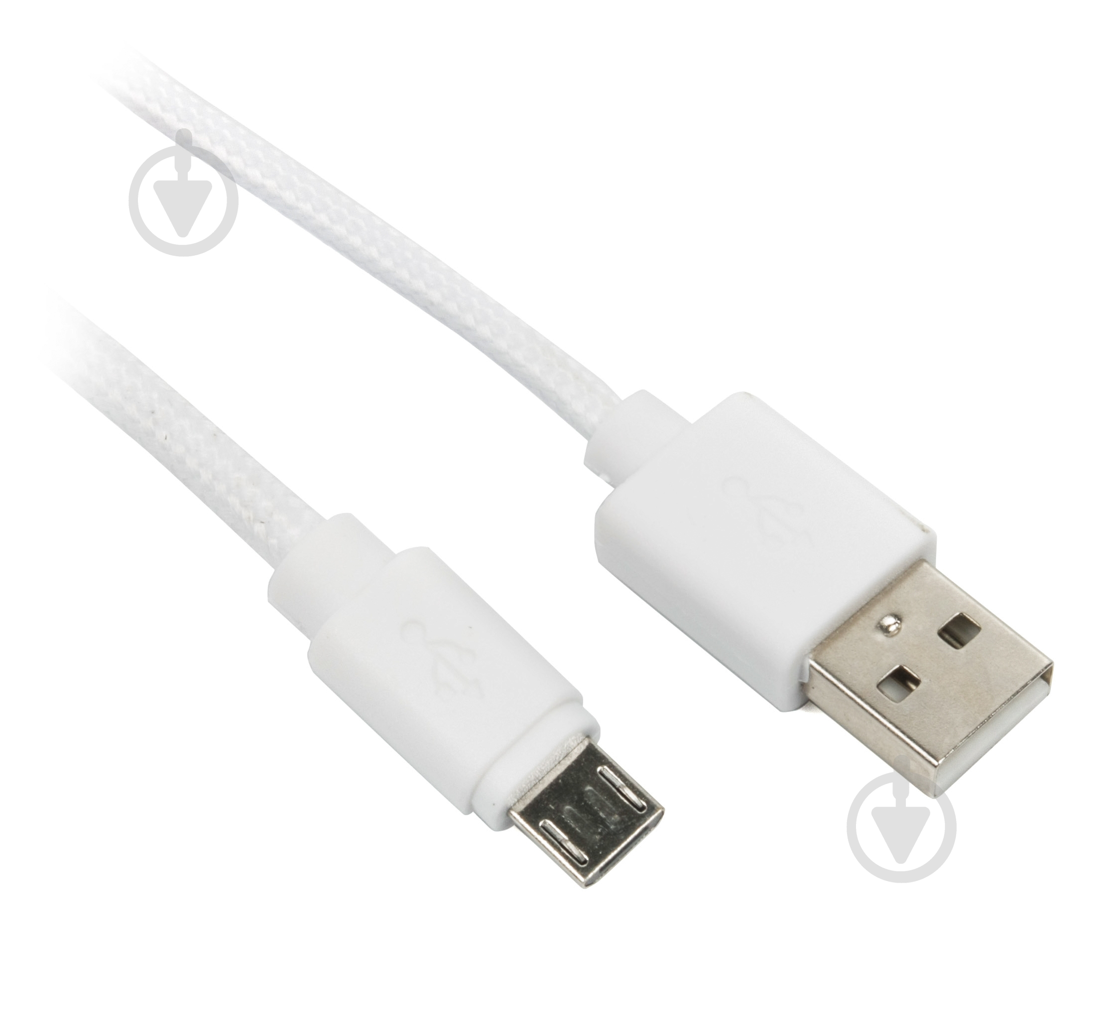 Кабель Viewcon 1 м білий (VC-USB2-F-001) USB2.0 AM - Micro USB B - фото 1