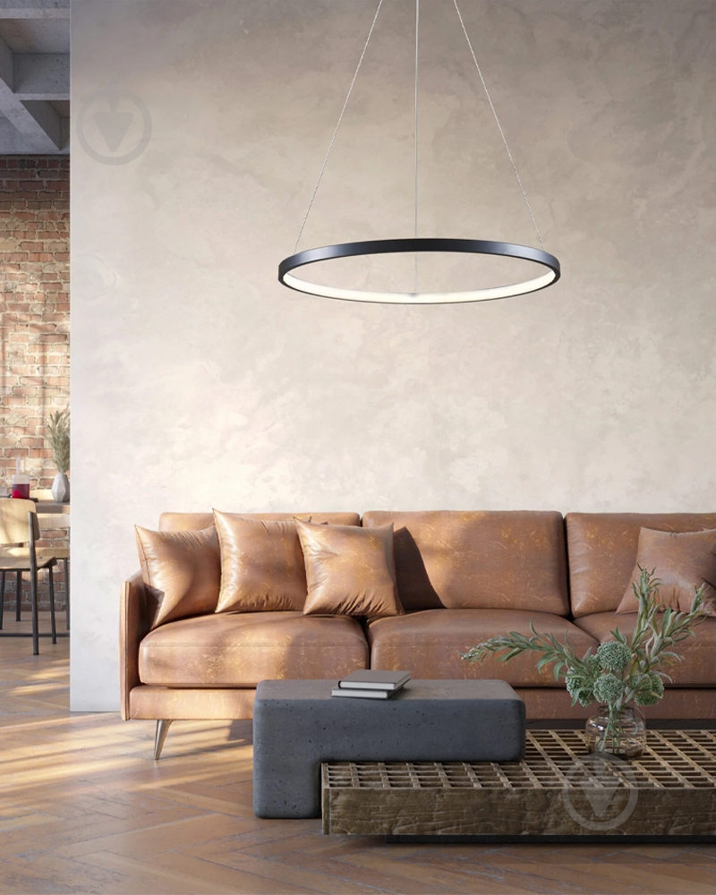 Люстра підвісна Goldlux Lea 20 Вт LED-модуль чорний 329158 - фото 6