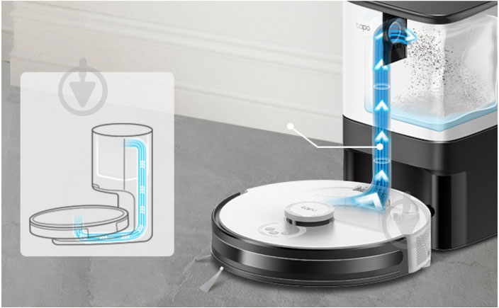 Робот-пылесос TP-Link TAPO RV30 PLUS white - фото 8