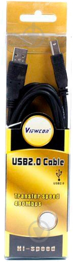 Удлинитель Viewcon USB 2.0 AM – AF 3 м черный (VU 015-3м.) - фото 2 Удлинитель Viewcon USB 2.0 AM – AF 3 м черный (VU 015-3м.) - фото 2