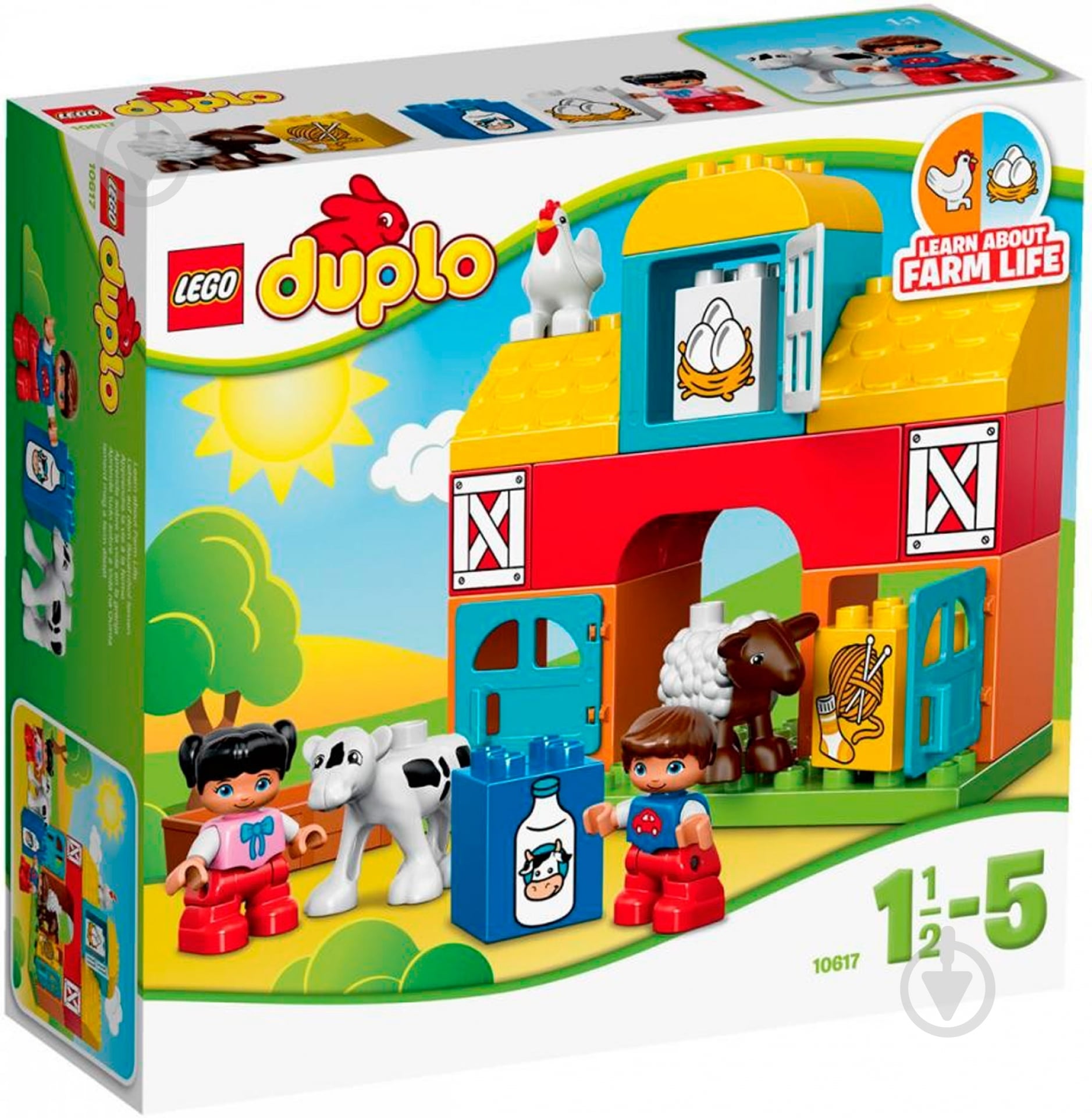Конструктор LEGO DUPLO Моя первая ферма 10617 - фото 1