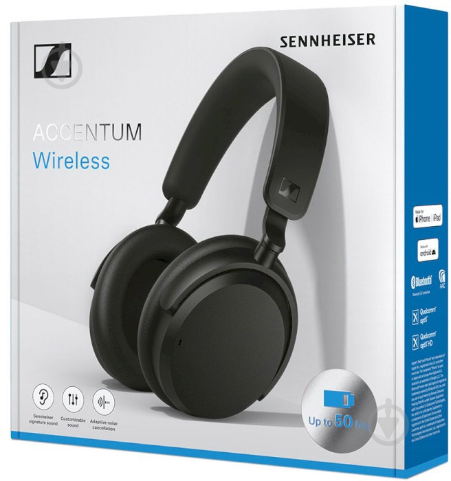 ᐉ Навушники Sennheiser Accentum Wireless black (700174) • Краща