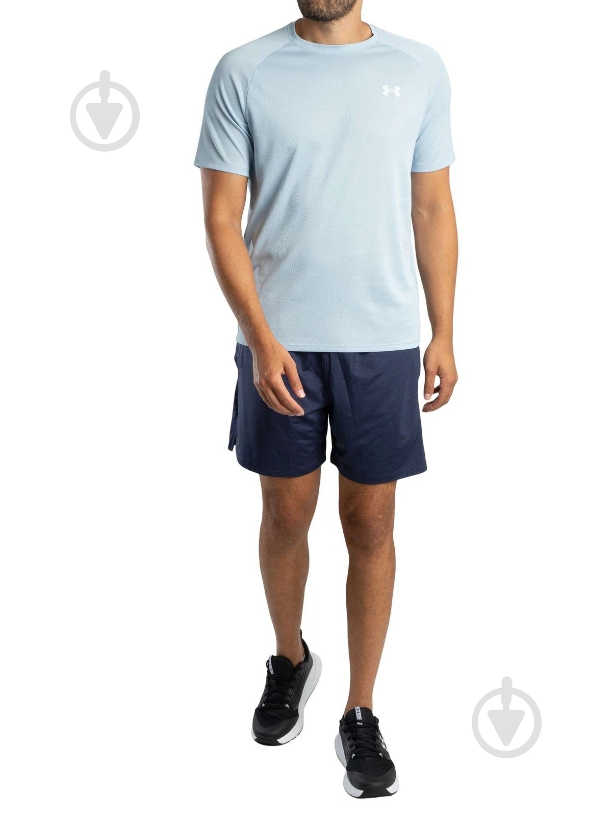 Футболка Under Armour Tech Textured SS 1382796-454 р.XL синій - фото 4 Футболка Under Armour Tech Textured SS 1382796-454 р.XL синій - фото 4