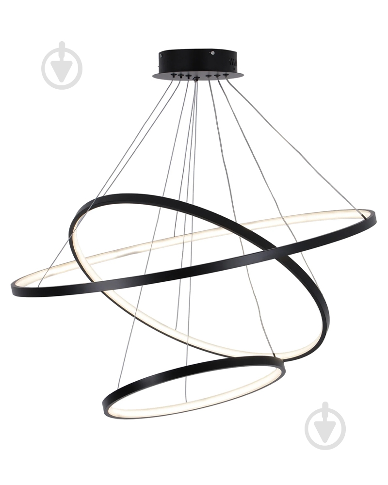 Люстра підвісна Goldlux Lea 60 Вт LED-модуль чорний 330024 - фото 1