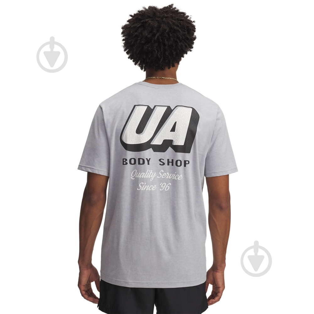 Футболка Under Armour 60/40S BODY SHOP SS 6004178-011 р.XL сірий - фото 2 Футболка Under Armour 60/40S BODY SHOP SS 6004178-011 р.XL сірий - фото 2