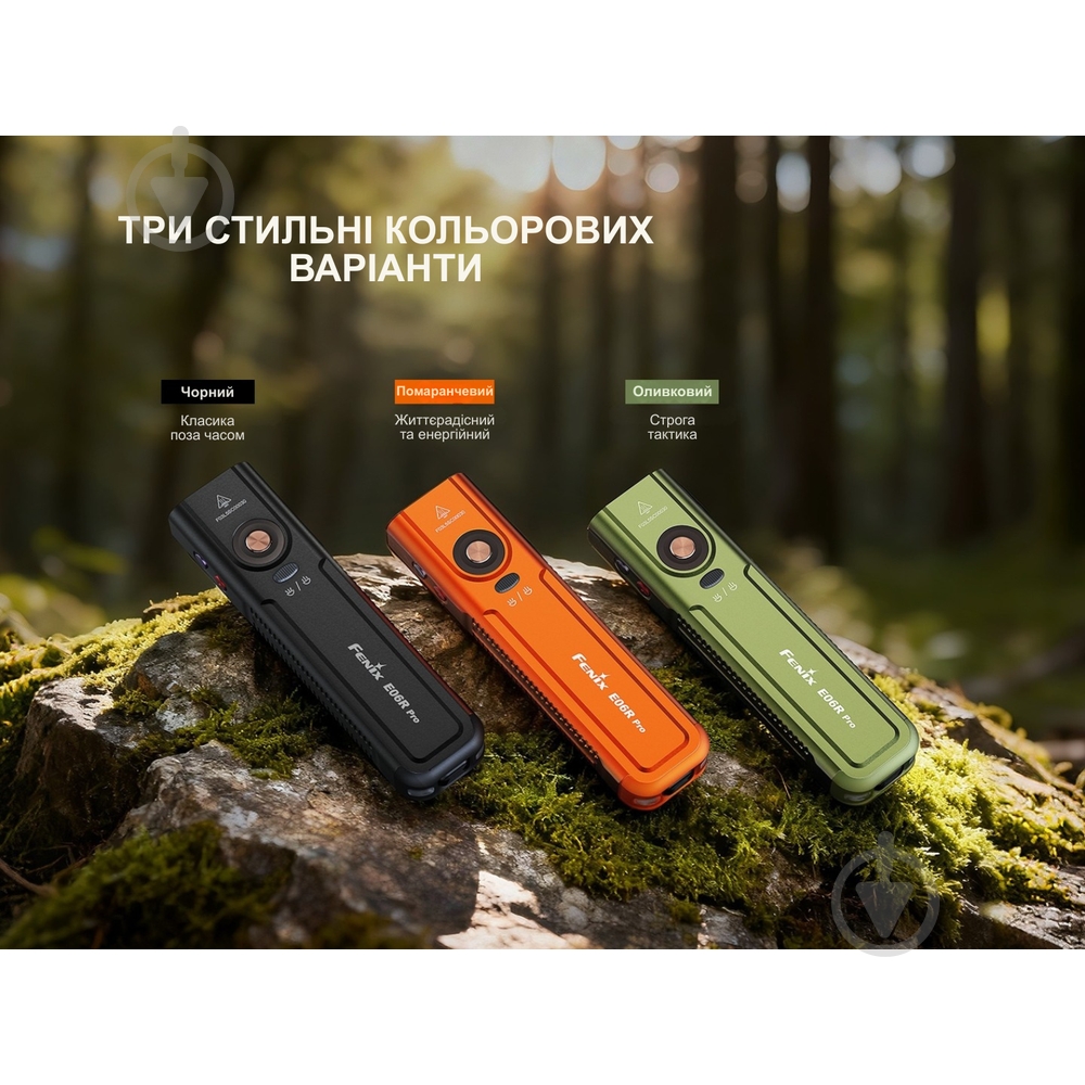 Брелок-фонарик Fenix Light PRO 1600 Lm зеленый E06RPROG - фото 14