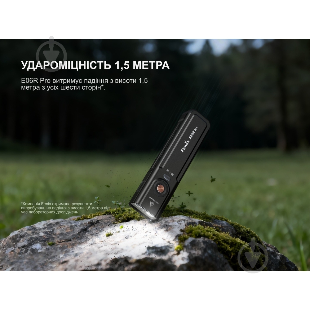 Брелок-фонарик Fenix Light PRO 1600 Lm зеленый E06RPROG - фото 18