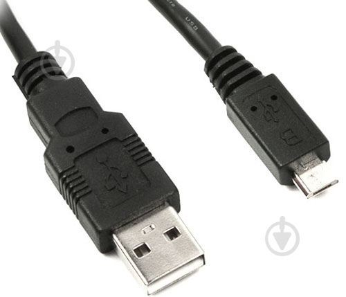 Кабель Viewcon 1,5 м черный (VW009) USB2.0 AM - Micro USB B - фото 1