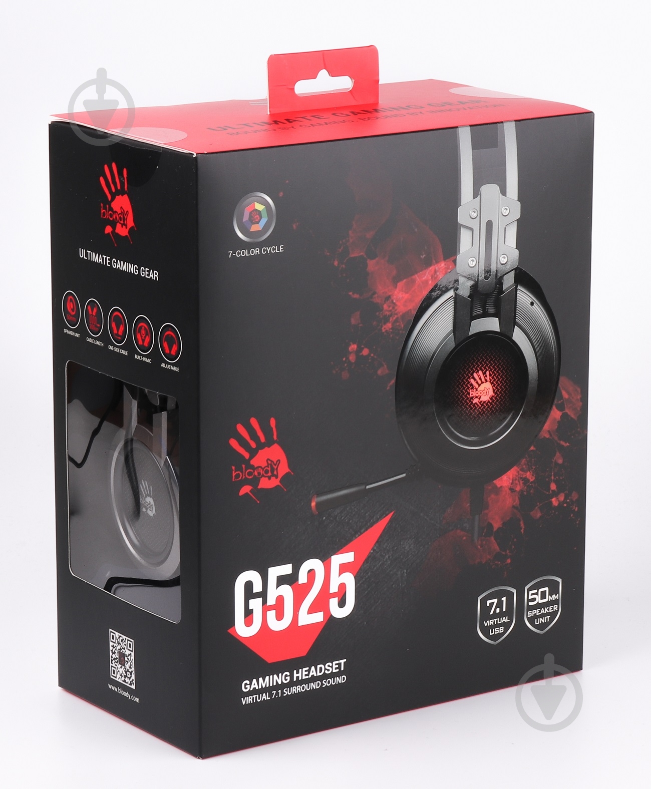 Наушники A4Tech G525 Bloody grey - фото 5