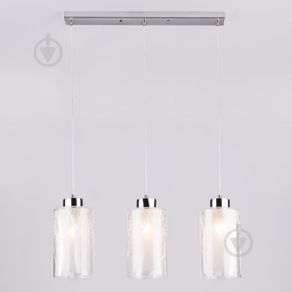 ВИТРИНА! Подвес Strotskis Santos 50001/3 3x60 Вт E27 хром - фото 1 ВИТРИНА! Подвес Strotskis Santos 50001/3 3x60 Вт E27 хром - фото 1