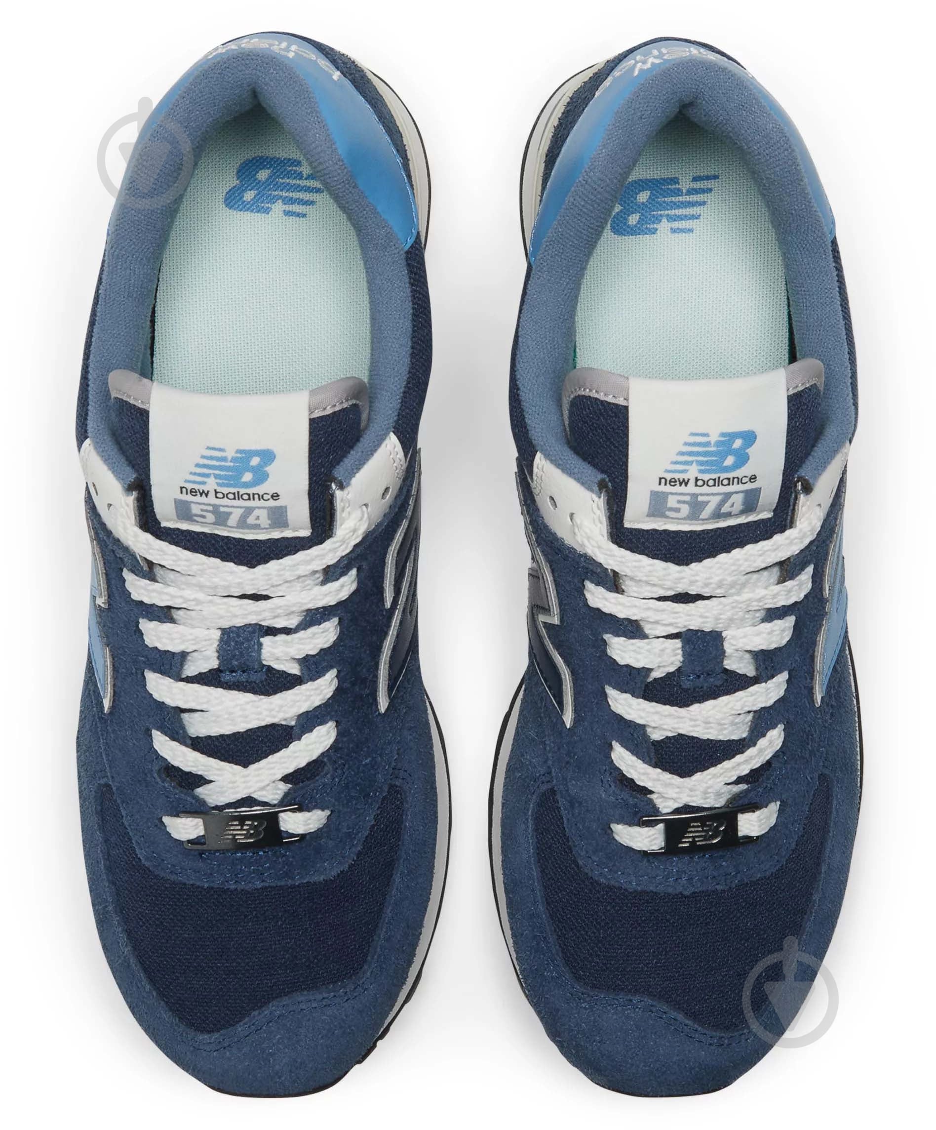 Кроссовки мужские демисезонные New Balance U574 V2 U574EZ2 р.41,5 синие - фото 3