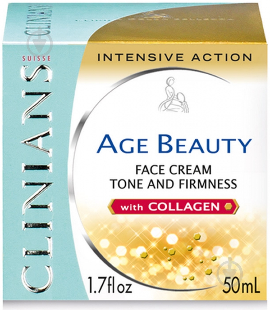 Крем день-ночь Clinians Intensive Action AGE BEAUTY 50 мл - фото 1 Крем день-ночь Clinians Intensive Action AGE BEAUTY 50 мл - фото 1